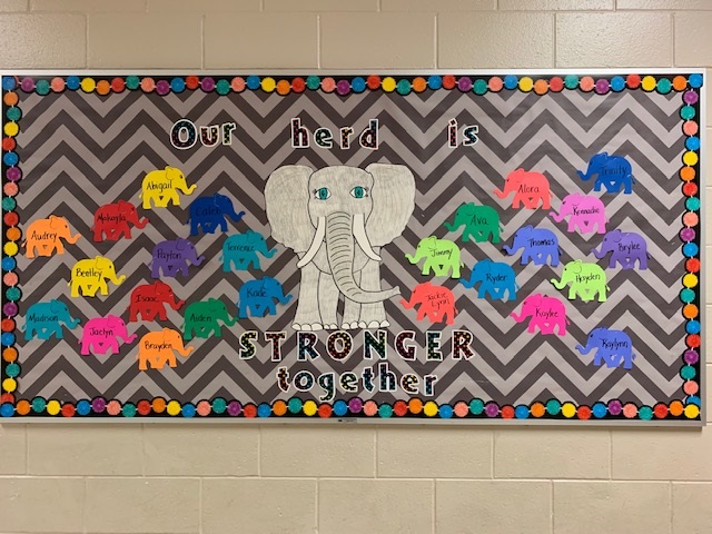 New Class Bulletin Board 